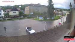 Střed obce Rokytnice nad Jizerou
