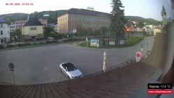 Střed obce Rokytnice nad Jizerou