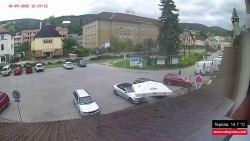 Střed obce Rokytnice nad Jizerou