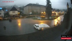 Střed obce Rokytnice nad Jizerou