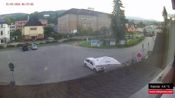 Střed obce Rokytnice nad Jizerou