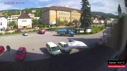 Střed obce Rokytnice nad Jizerou