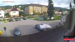 Střed obce Rokytnice nad Jizerou