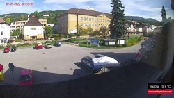 Střed obce Rokytnice nad Jizerou