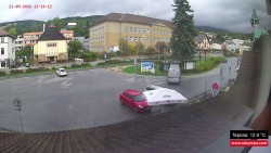 Střed obce Rokytnice nad Jizerou