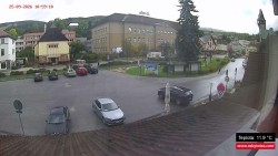 Střed obce Rokytnice nad Jizerou