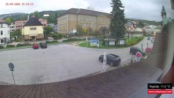 Střed obce Rokytnice nad Jizerou