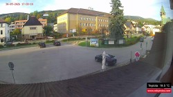 Střed obce Rokytnice nad Jizerou