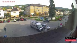 Střed obce Rokytnice nad Jizerou