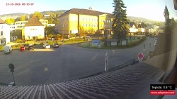 Střed obce Rokytnice nad Jizerou