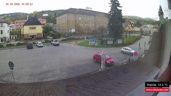 Střed obce Rokytnice nad Jizerou