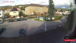 Střed obce Rokytnice nad Jizerou
