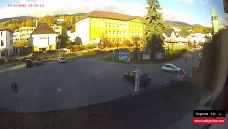 Střed obce Rokytnice nad Jizerou