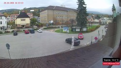 Střed obce Rokytnice nad Jizerou