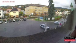 Střed obce Rokytnice nad Jizerou