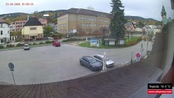 Střed obce Rokytnice nad Jizerou