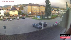 Střed obce Rokytnice nad Jizerou