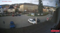 Střed obce Rokytnice nad Jizerou