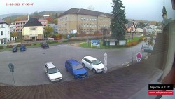 Střed obce Rokytnice nad Jizerou
