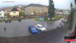 Střed obce Rokytnice nad Jizerou