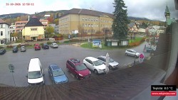 Střed obce Rokytnice nad Jizerou