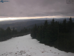 Lysá hora, pohled na západ