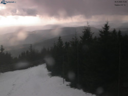 Lysá hora, pohled na západ