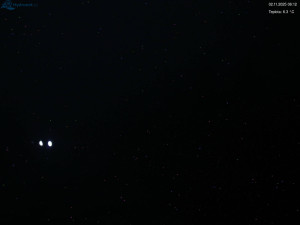 Město Rokytnice nad Jizerou - Lysá hora, pohled na západ - 2.11.2025 v 06:15 Město Rokytnice nad Jizerou - Lysá hora, pohled na západ - 2.11.2025 v 06:15