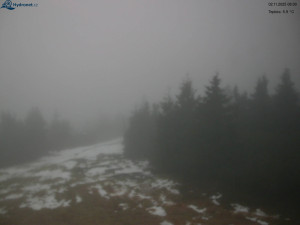 Město Rokytnice nad Jizerou - Lysá hora, pohled na západ - 2.11.2025 v 08:03 Město Rokytnice nad Jizerou - Lysá hora, pohled na západ - 2.11.2025 v 08:03