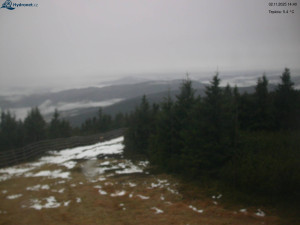 Město Rokytnice nad Jizerou - Lysá hora, pohled na západ - 2.11.2025 v 14:45 Město Rokytnice nad Jizerou - Lysá hora, pohled na západ - 2.11.2025 v 14:45