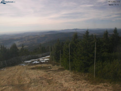Lysá hora, pohled na západ