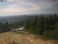 Lysá hora, pohled na západ