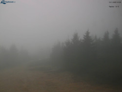 Lysá hora, pohled na západ