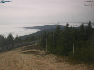 Město Rokytnice nad Jizerou - Lysá hora, pohled na západ - 13.11.2025 v 10:31 Město Rokytnice nad Jizerou - Lysá hora, pohled na západ - 13.11.2025 v 10:31