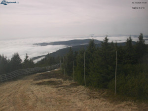 Město Rokytnice nad Jizerou - Lysá hora, pohled na západ - 13.11.2025 v 11:03 Město Rokytnice nad Jizerou - Lysá hora, pohled na západ - 13.11.2025 v 11:03