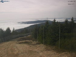 Lysá hora, pohled na západ