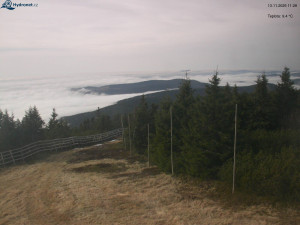 Město Rokytnice nad Jizerou - Lysá hora, pohled na západ - 13.11.2025 v 11:31 Město Rokytnice nad Jizerou - Lysá hora, pohled na západ - 13.11.2025 v 11:31