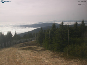 Město Rokytnice nad Jizerou - Lysá hora, pohled na západ - 13.11.2025 v 12:31 Město Rokytnice nad Jizerou - Lysá hora, pohled na západ - 13.11.2025 v 12:31