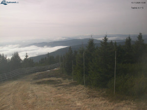 Město Rokytnice nad Jizerou - Lysá hora, pohled na západ - 13.11.2025 v 13:03 Město Rokytnice nad Jizerou - Lysá hora, pohled na západ - 13.11.2025 v 13:03