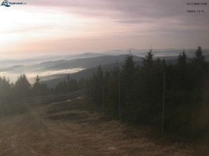 Město Rokytnice nad Jizerou - Lysá hora, pohled na západ - 13.11.2025 v 15:03 Město Rokytnice nad Jizerou - Lysá hora, pohled na západ - 13.11.2025 v 15:03