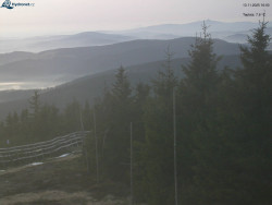 Lysá hora, pohled na západ