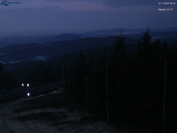 Lysá hora, pohled na západ