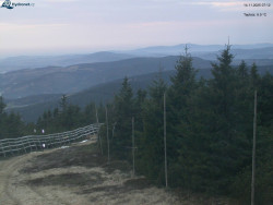 Lysá hora, pohled na západ