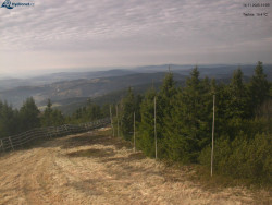 Lysá hora, pohled na západ