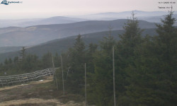 Lysá hora, pohled na západ