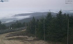 Lysá hora, pohled na západ