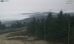 Lysá hora, pohled na západ