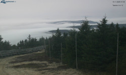 Lysá hora, pohled na západ