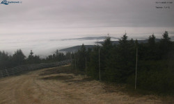 Lysá hora, pohled na západ