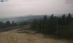 Lysá hora, pohled na západ